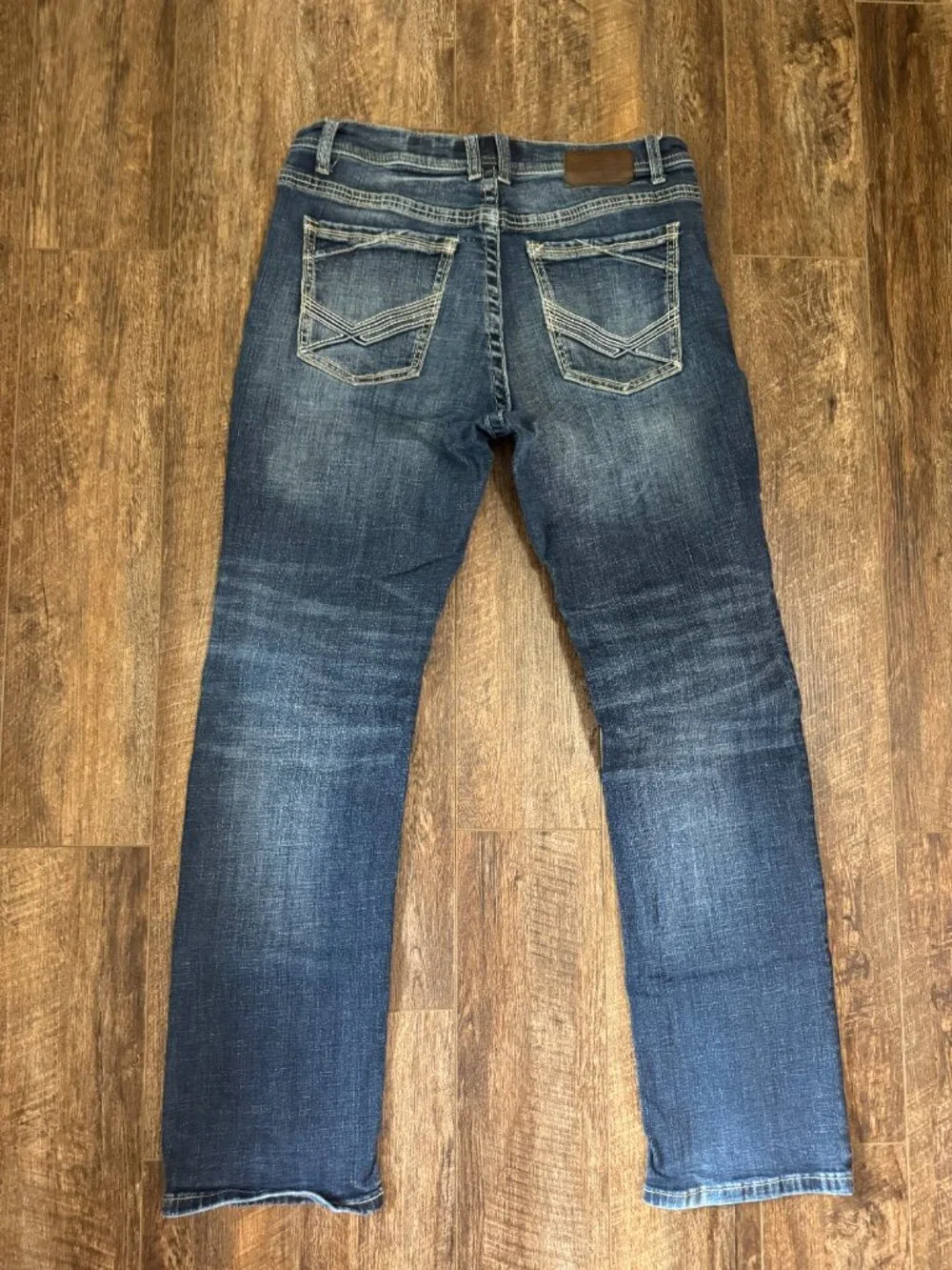 BKE Tyler Straight Leg Dark Wash Denim Jeans Size 34L